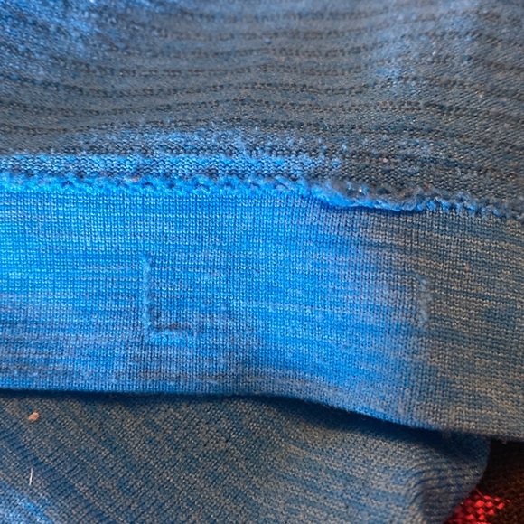 6004- Lululemon Men’s Metal Vent Tech Short Sleeve Dark Royal/Baltic Blue- LG - Picture 4 of 4